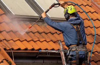 Démoussage et hydrofuge de toiture à Banne